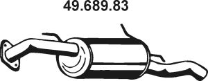 EBERSPÄCHER galinis duslintuvas 49.698.83