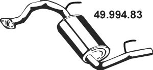 EBERSPÄCHER Глушитель выхлопных газов конечный 49.994.83