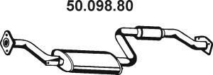 EBERSPÄCHER Средний глушитель выхлопных газов 50.098.80