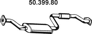 EBERSPÄCHER Средний глушитель выхлопных газов 50.399.80