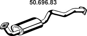 EBERSPÄCHER Глушитель выхлопных газов конечный 50.696.83