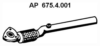 EBERSPÄCHER Труба выхлопного газа 675.4.001