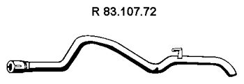 EBERSPÄCHER išleidimo kolektorius 83.107.72