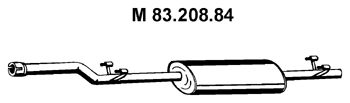 EBERSPÄCHER vidurinis duslintuvas 83.208.84