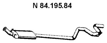 EBERSPÄCHER galinis duslintuvas 84.195.84