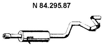 EBERSPÄCHER galinis duslintuvas 84.295.87