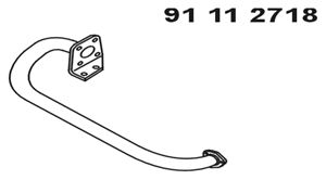 EBERSPÄCHER Труба выхлопного газа 91 11 2718