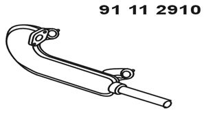 EBERSPÄCHER išleidimo kolektorius 91 11 2910