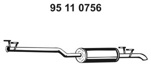 EBERSPÄCHER vidurinis duslintuvas 95 11 0756