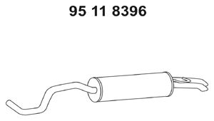 EBERSPÄCHER Глушитель выхлопных газов конечный 95 11 8396