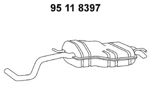 EBERSPÄCHER Глушитель выхлопных газов конечный 95 11 8397