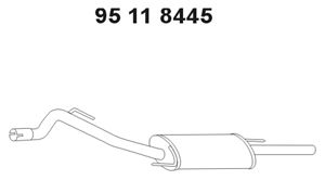 EBERSPÄCHER Глушитель выхлопных газов конечный 95 11 8445