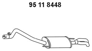 EBERSPÄCHER Глушитель выхлопных газов конечный 95 11 8448