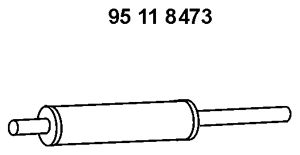 EBERSPÄCHER Предглушитель выхлопных газов 95 11 8473