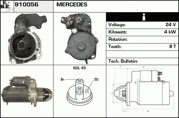 EDR starteris 910072