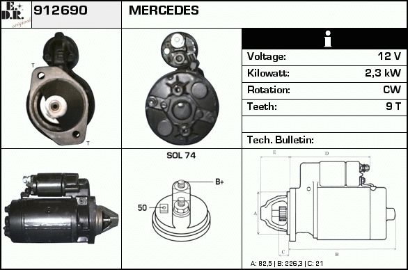 EDR starteris 913014