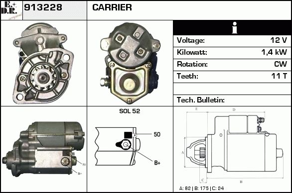 EDR starteris 913257