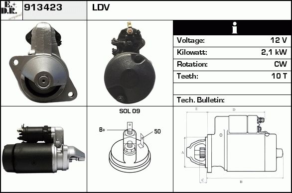 EDR Стартер 913465
