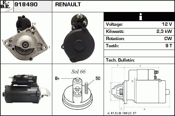 EDR starteris 919000