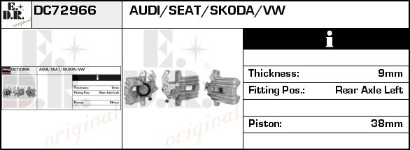 EDR stabdžių apkaba DC73032