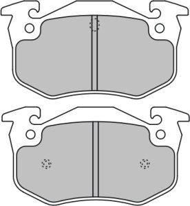 EEC Комплект тормозных колодок, дисковый тормоз BRP0771