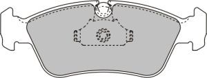 EEC stabdžių trinkelių rinkinys, diskinis stabdys BRP1061