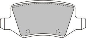 EEC stabdžių trinkelių rinkinys, diskinis stabdys BRP1214
