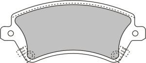 EEC Комплект тормозных колодок, дисковый тормоз BRP1223