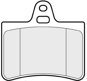 EEC Комплект тормозных колодок, дисковый тормоз BRP1233