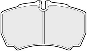 EEC Комплект тормозных колодок, дисковый тормоз BRP1277