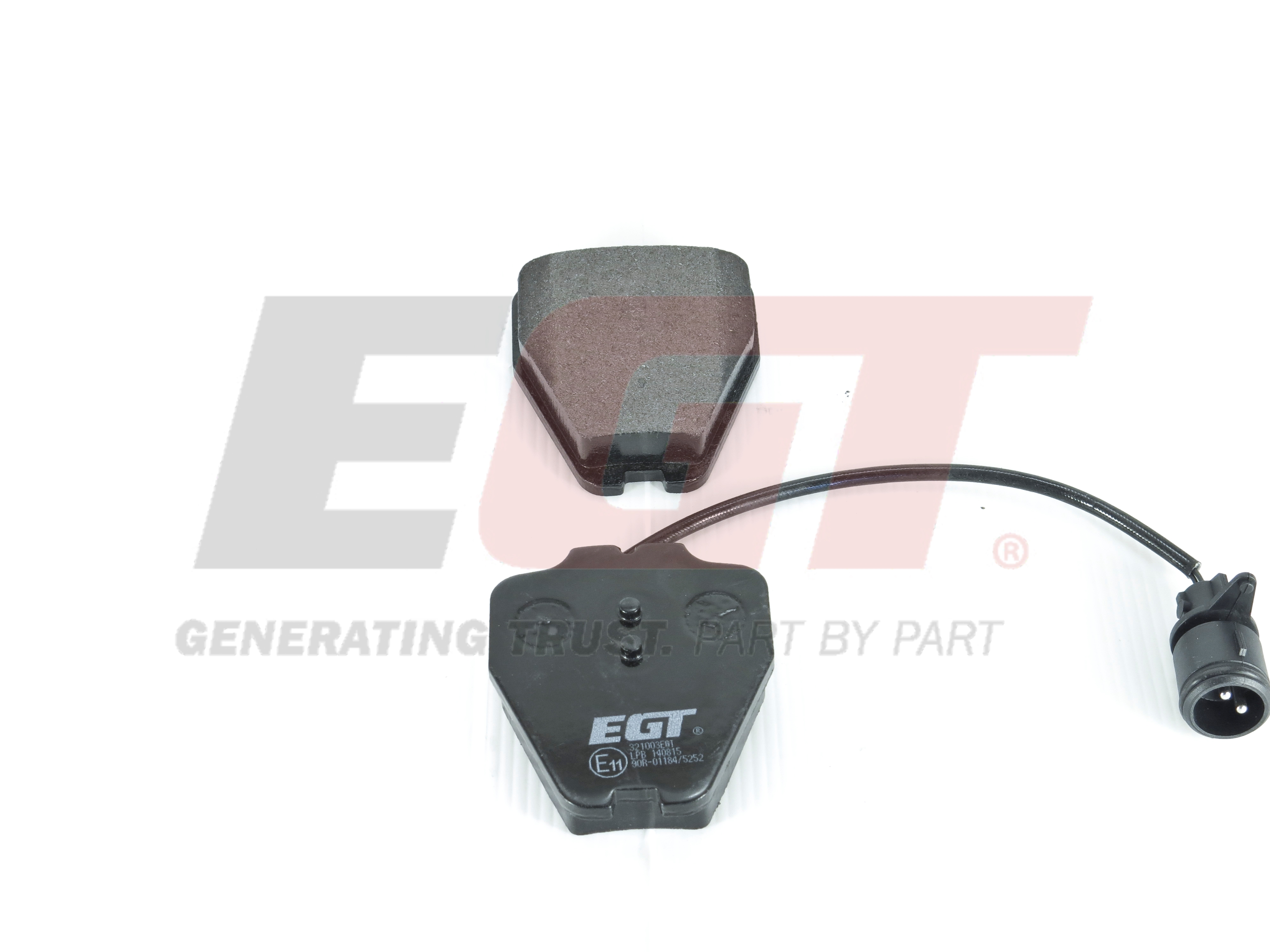 EGT Комплект тормозных колодок, дисковый тормоз 321003EGT