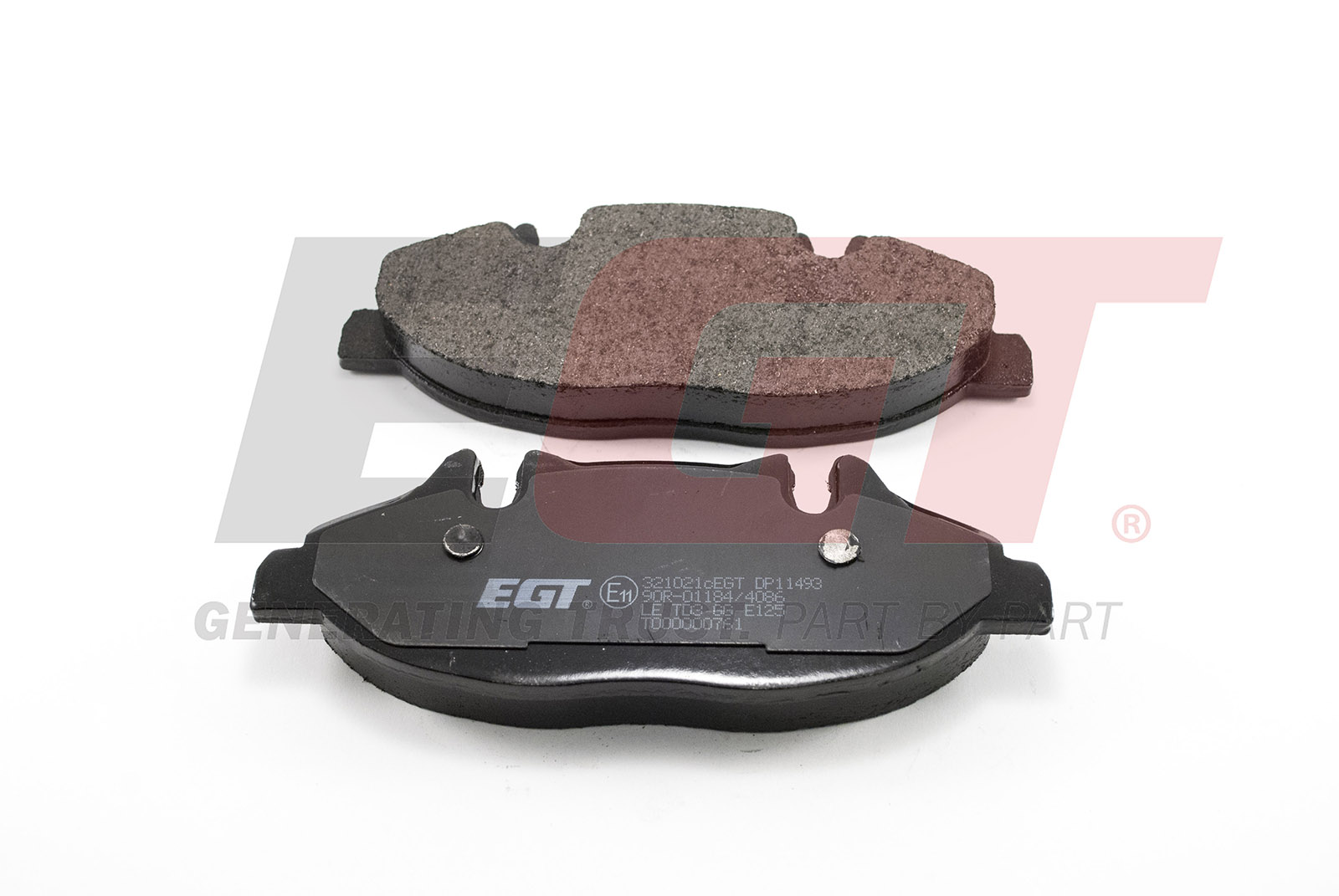 EGT Комплект тормозных колодок, дисковый тормоз 321021CEGT