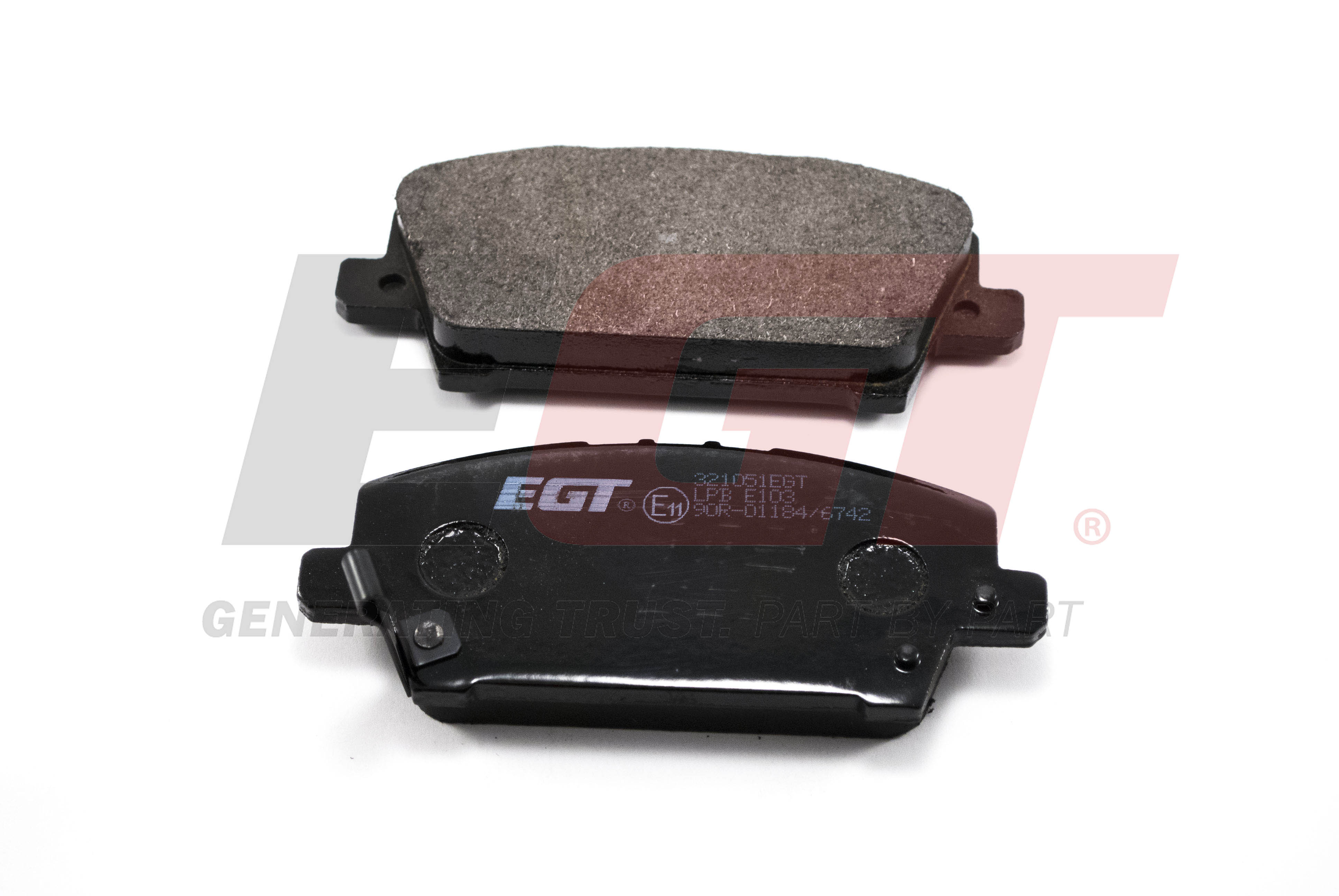 EGT Комплект тормозных колодок, дисковый тормоз 321051EGT