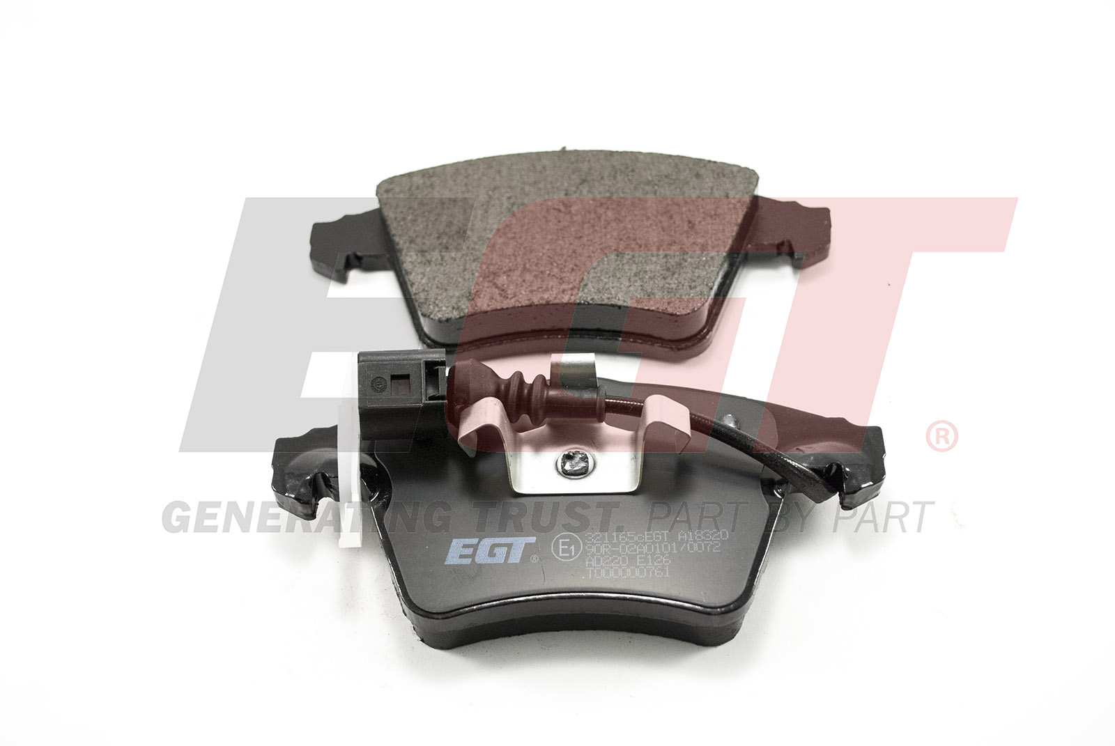 EGT Комплект тормозных колодок, дисковый тормоз 321165CEGT