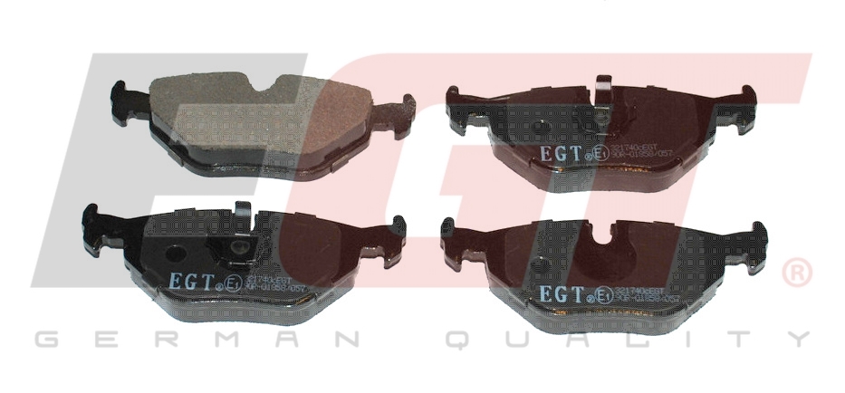 EGT Комплект тормозных колодок, дисковый тормоз 321740CEGT