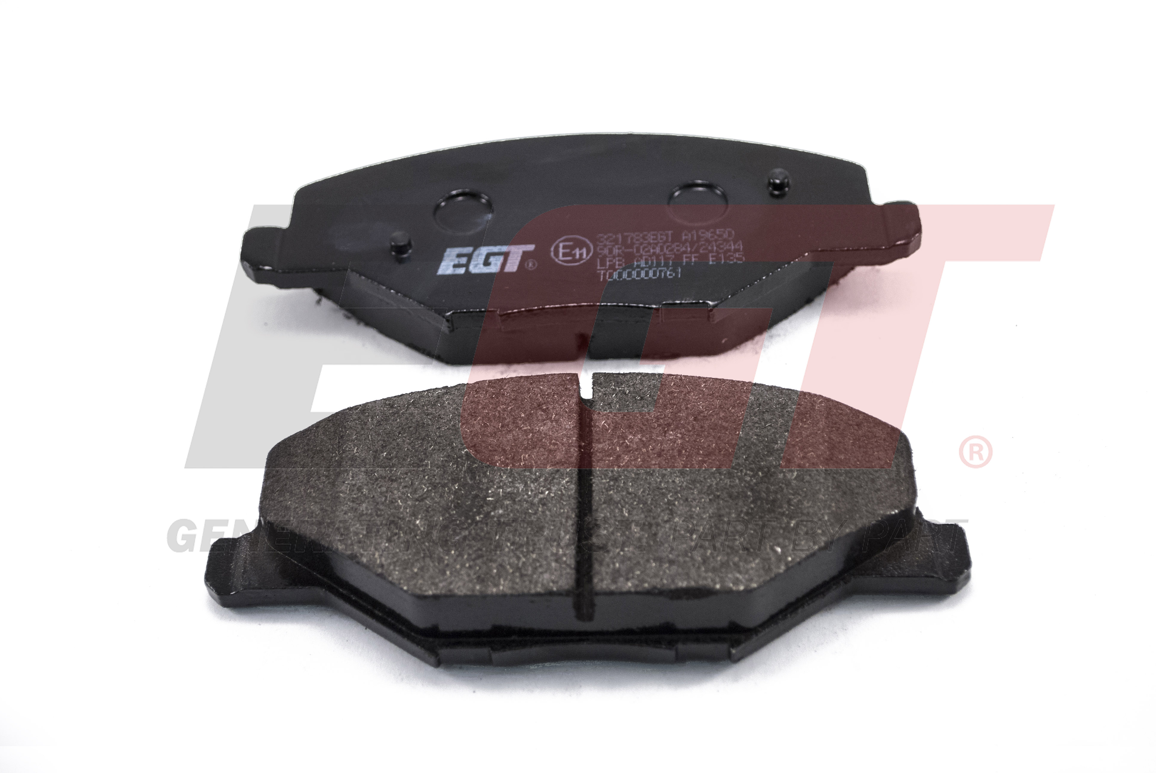 EGT Комплект тормозных колодок, дисковый тормоз 321783EGT