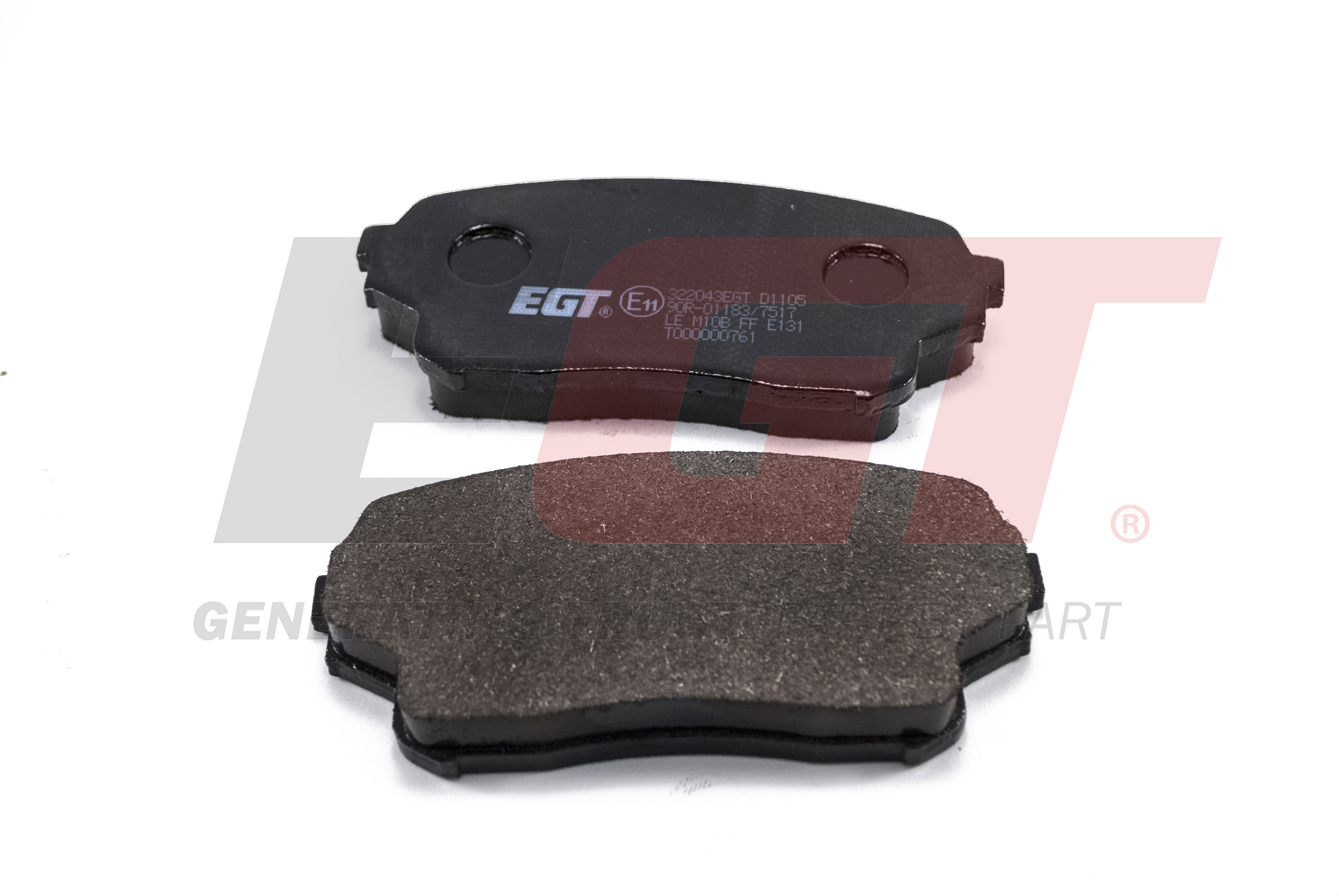 EGT Комплект тормозных колодок, дисковый тормоз 322043EGT