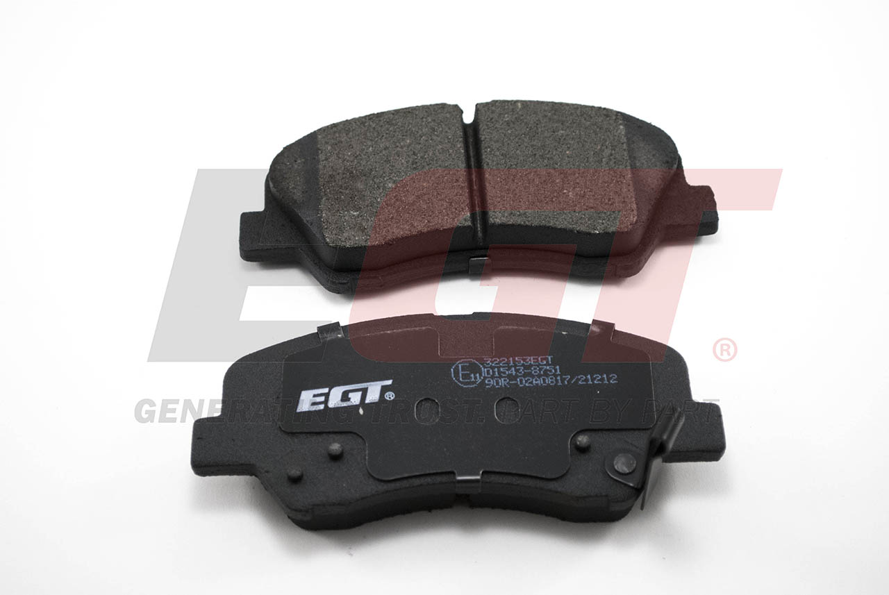 EGT Комплект тормозных колодок, дисковый тормоз 322153EGT