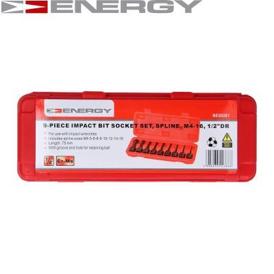 ENERGY Набор торцевых ключей NE00281