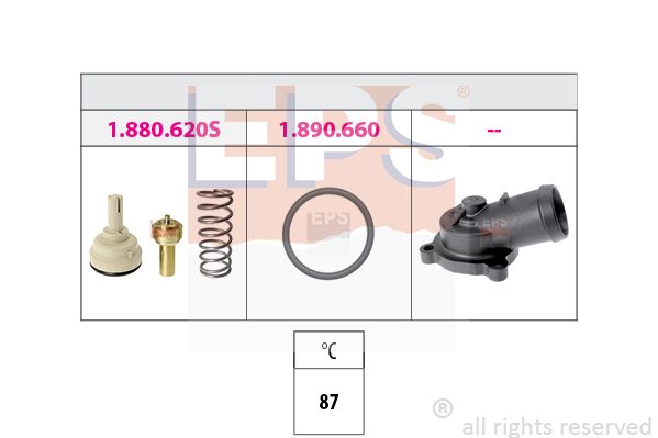 EPS termostatas, aušinimo skystis 1.880.621K