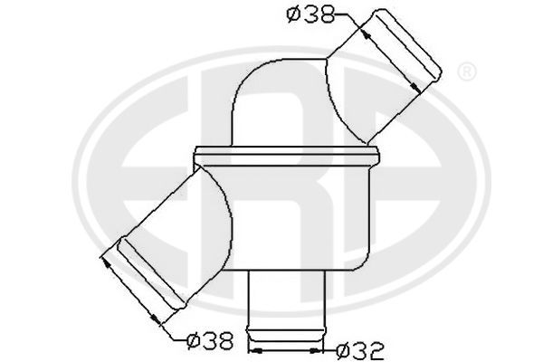 ERA termostatas, aušinimo skystis 350065