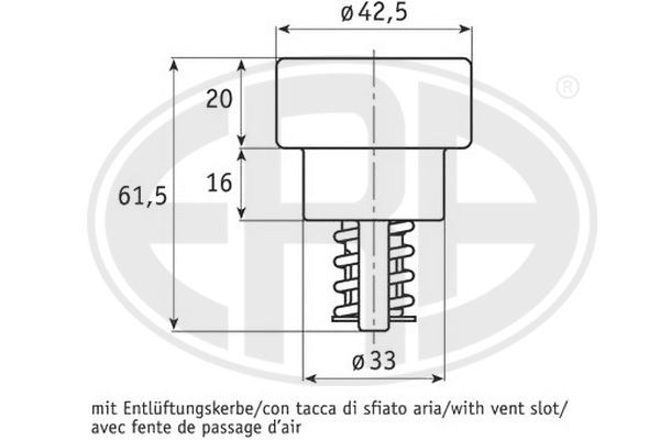 ERA termostatas, aušinimo skystis 350283