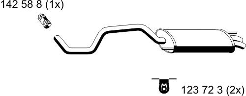 ERNST Глушитель выхлопных газов конечный 121224