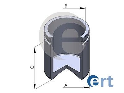 ERT stūmoklis, stabdžių apkaba 150960-C