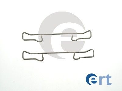 ERT priedų komplektas, diskinių stabdžių trinkelės 420010