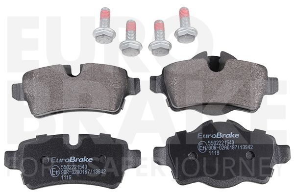 EUROBRAKE stabdžių trinkelių rinkinys, diskinis stabdys 5502221543