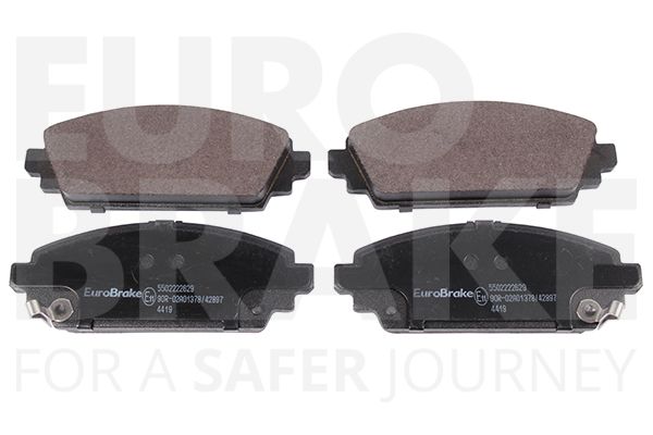 EUROBRAKE Комплект тормозных колодок, дисковый тормоз 5502222629