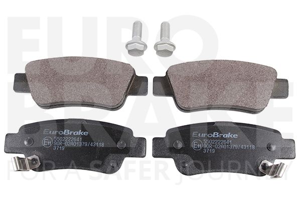 EUROBRAKE stabdžių trinkelių rinkinys, diskinis stabdys 5502222641