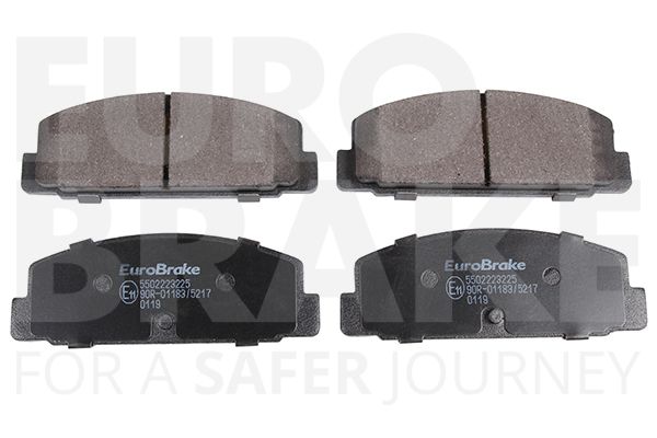 EUROBRAKE stabdžių trinkelių rinkinys, diskinis stabdys 5502223225