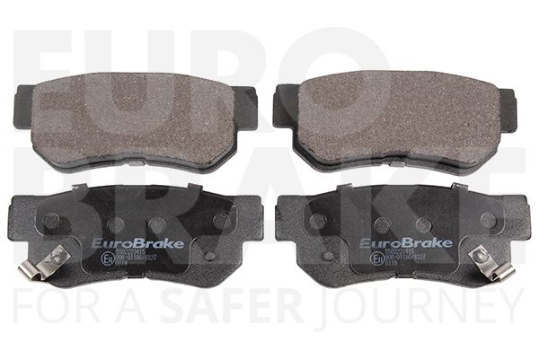 EUROBRAKE Комплект тормозных колодок, дисковый тормоз 5502223415